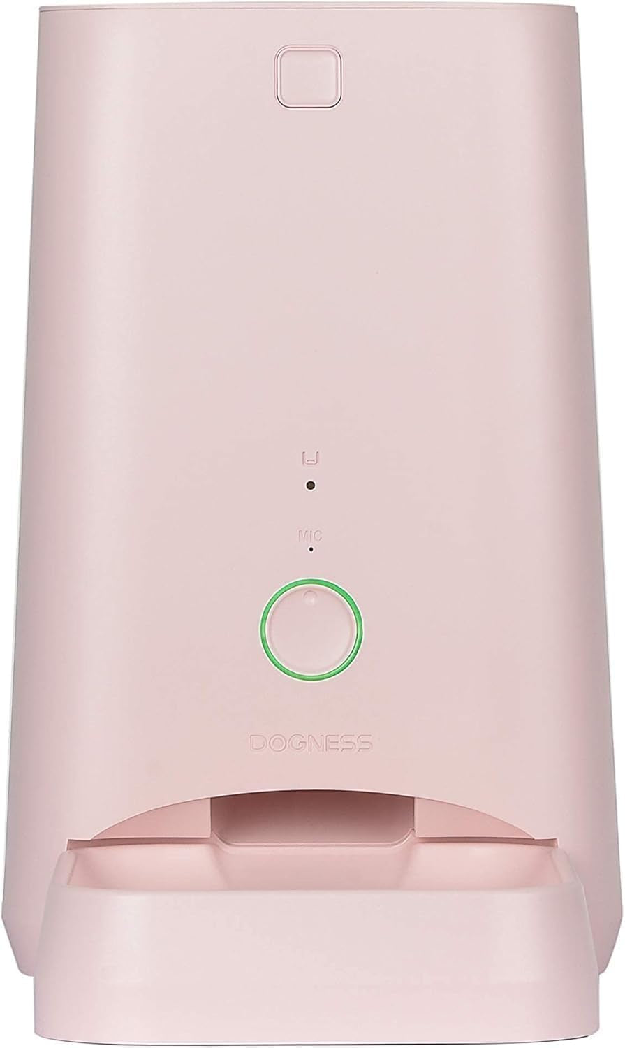 6L Smart Feeder, Wi-Fi Enabled Pet Feeder for Cat and Dog, Smartphone App for Ios and Android, Portion Control, Fresh Lock System Auto Food Dispenser Pink