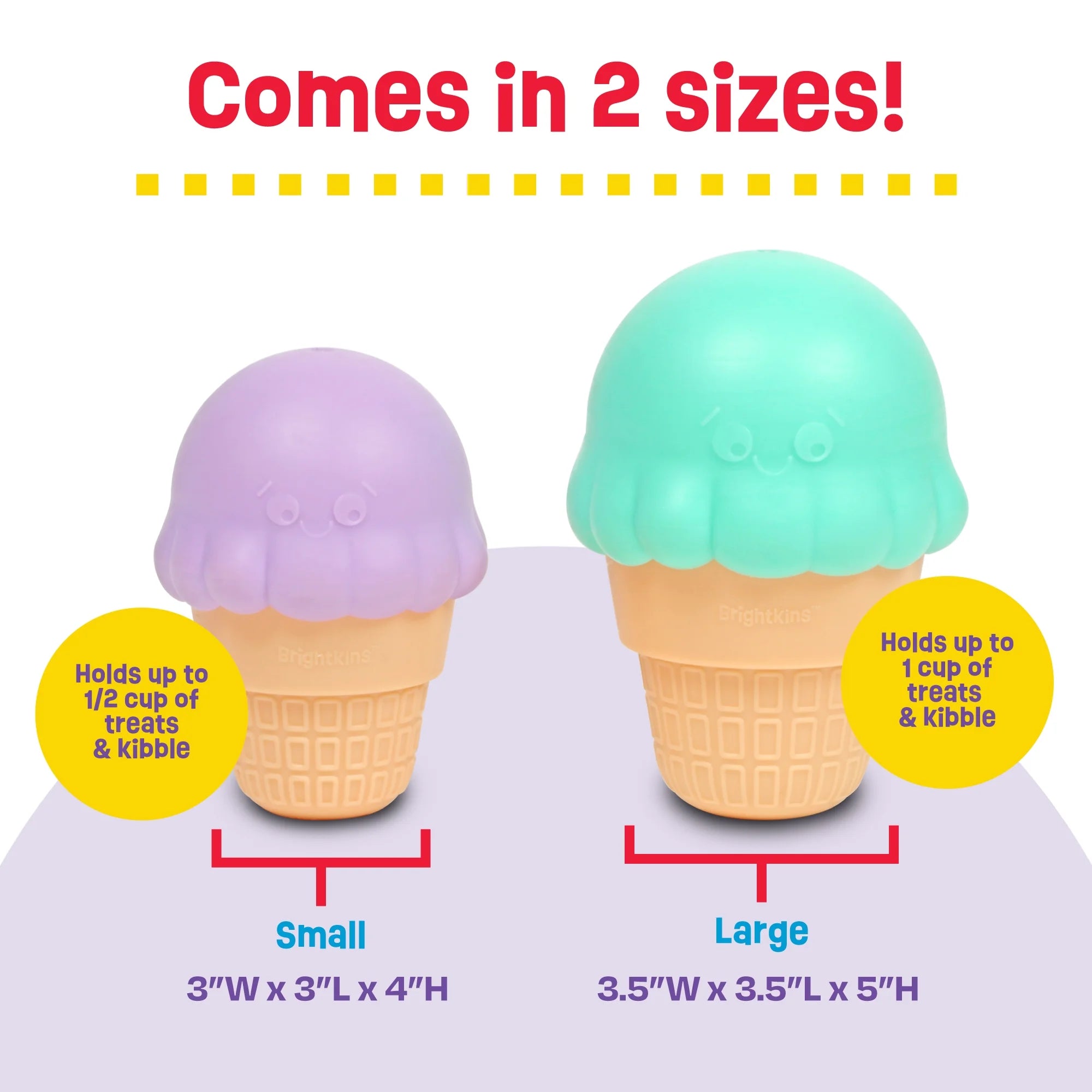 Ice Cream Dog Toy Treat Dispenser